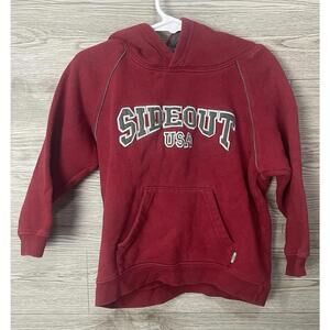 Vintage 90s Sideout Graphic Surf Skate Hoodie White Youth 4T